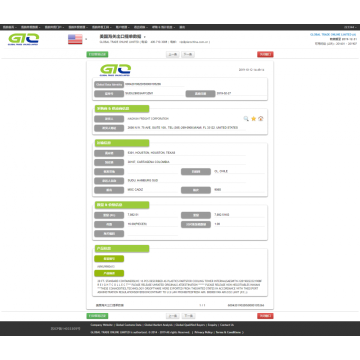 Fans de enfriamiento Datos de exportación de EE. UU.