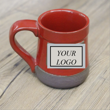 Customized Reactive Color Glaze Ceramic Mug - Personalize Your Logo for Daily Use
