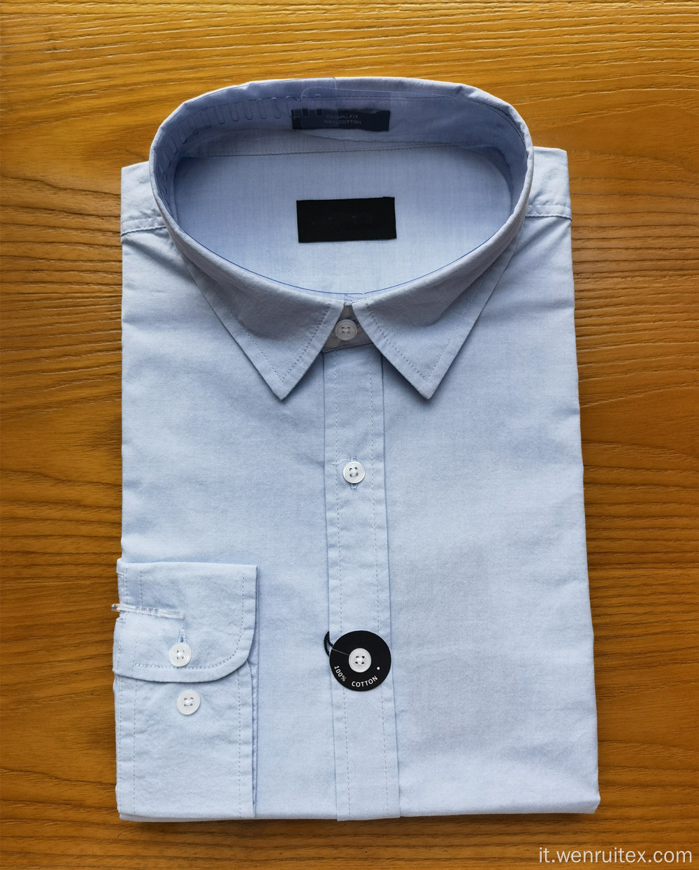 Camicia casual estiva a maniche corte in cotone 100%