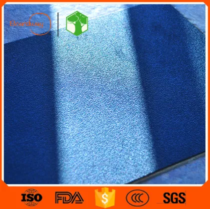 Guangzhou co-friendly duarable polyethylene waterproofing membrane TPO membrane sheet for car foot pad,bumper,dashboard and belt