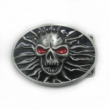 Custom Soft Enamel Montana Silversmiths Texas State Heritage Men's Belt Buckle Manufacturer