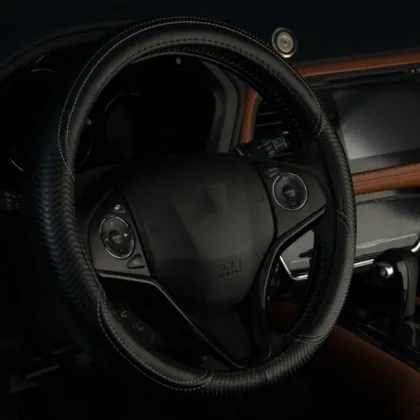 Custom Thin Microfiber Racing Car Steering Wheel Cover - Designer Wholesale Leather