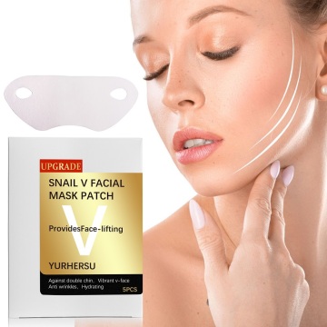 Wholesale Organic Skin Care Collagen Film Masks Snail Mucin Facial Mask Patches for Face Lifting