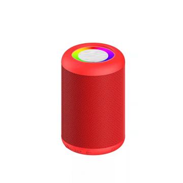 Plastik Bluetooth 5.0 Speaker Tanpa Wayar Dengan Lampu LED