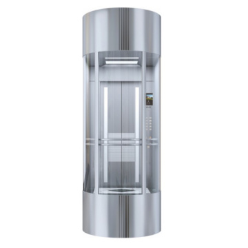 Transparente Sightseeing -Panorama -Passagieraufzug