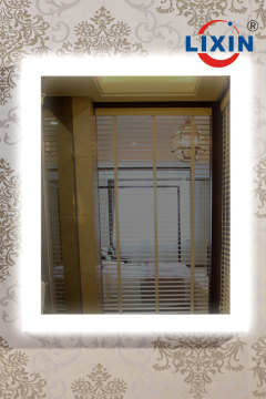 Customized luxury hotel touch sensor bathroom vanity led mirror