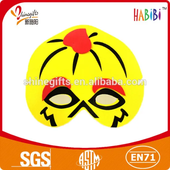 cute pumpkin eva masks for hallomas