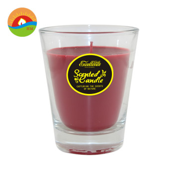Scented Candle In 3Oz Round Glass Candle Jar