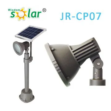 2014 new products solar garden small garden fence lamp post planter