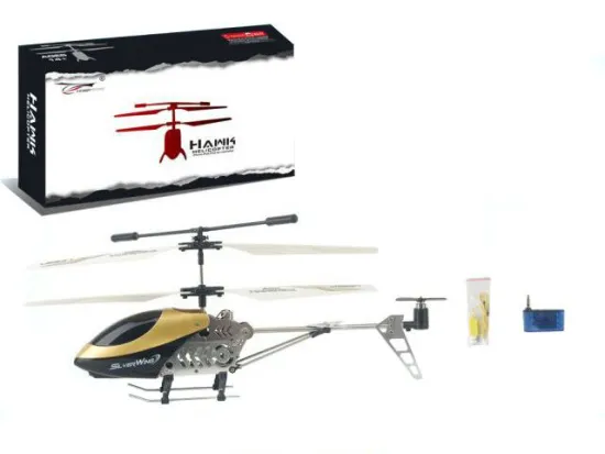 3CHANNELS DIE CAST R/C HELICOPTER W/GYRO (iPHONE ANDROS CONTROL)