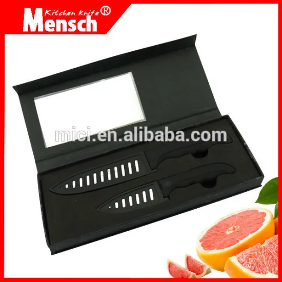 2 pcs ceramic paring knife with eva box