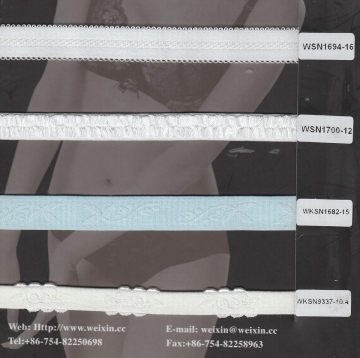 Jacquard webbing,jacquard elastic,jacquard shoulder tape