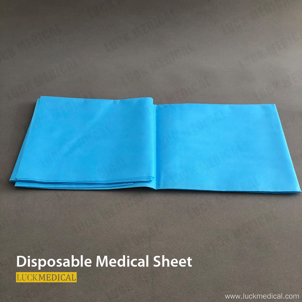 Disposable Non-Woven Stretcher Blue Sheet