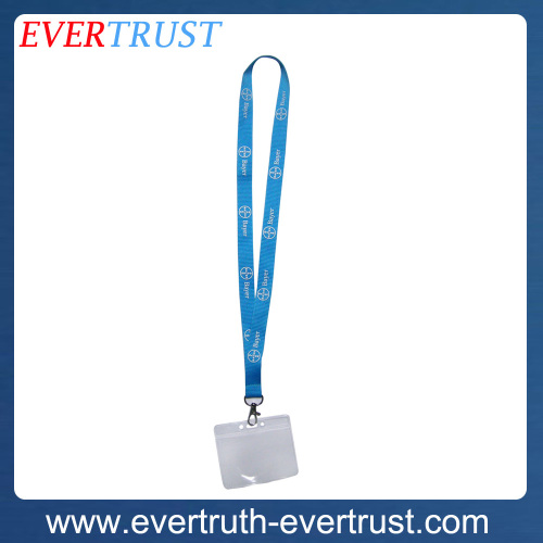 promotional custom printed lanyard with card holder