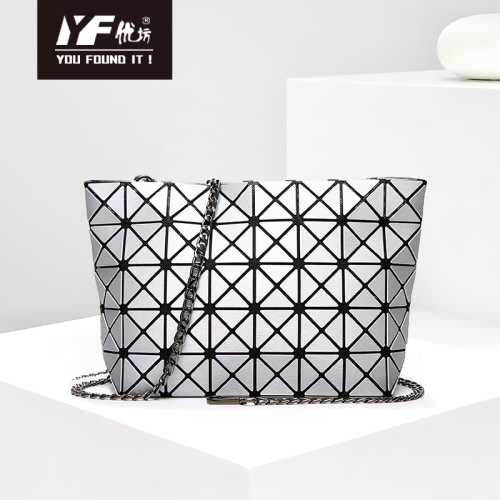 Bolsa de ombro fosca escovada bolsa feminina da moda bolsa pequena com emenda de diamante bolsa de corrente da moda