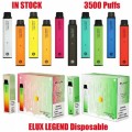 OEM 3500puff 10ml Elux Legend يمكن التخلص منها