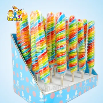30g Rainbow twist lollipop