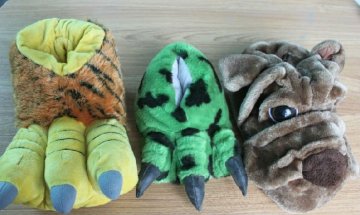 animal paw indoor shoes
