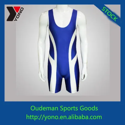 Young custom singleton wrestling singlets