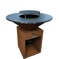 Wholesale Corten Steel barbecue grill outdoor fire pit