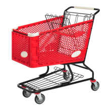 Plastic Supermarket Shopping Trolley