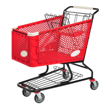 Plastic Supermarket Shopping Trolley
