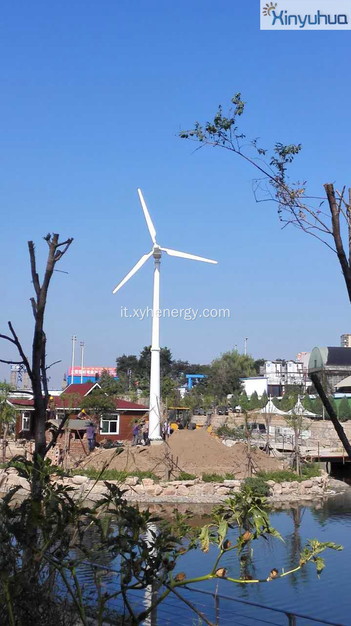 Turbiner del vento Genertartor sul sistema di griglia 50kw