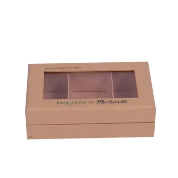 Custom Handmade Kraft Paper Clear PVC Soap Box