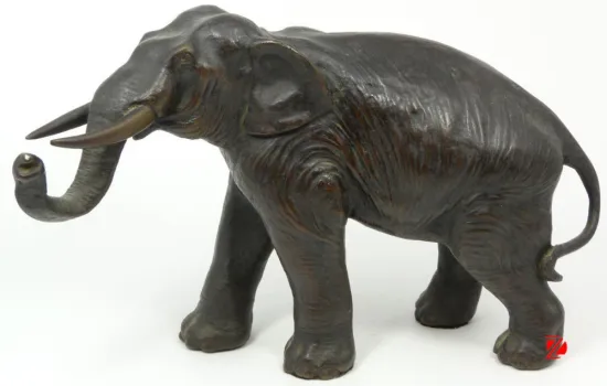 Bronze life size elephant statues