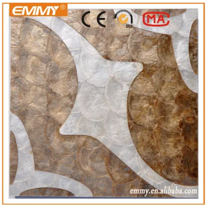 Natural capiz pattern inlay shell mosaic crafts