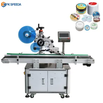 Automatic Adhesive Labeling Machine for Tamper Evident Labels on Jars