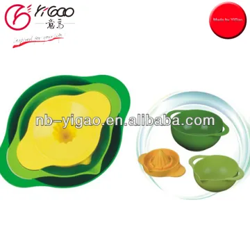 3PC multi-colored mixing bowl set