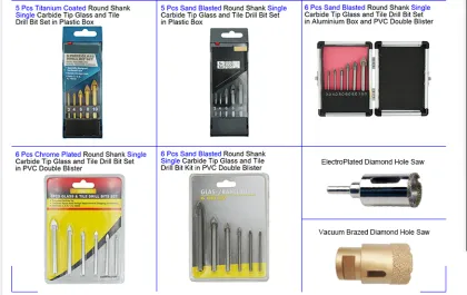 Cross Head Glass Tile Drills for Ceramic Drilling