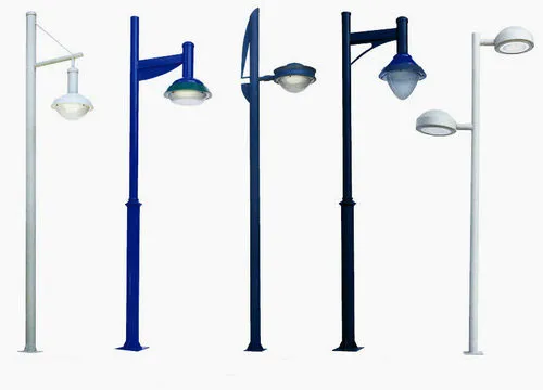 Garden Lamp Post with Single Arm