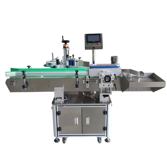 Vertical Round Bottle Labeling and Printing Machine for PET/Glass Bottles