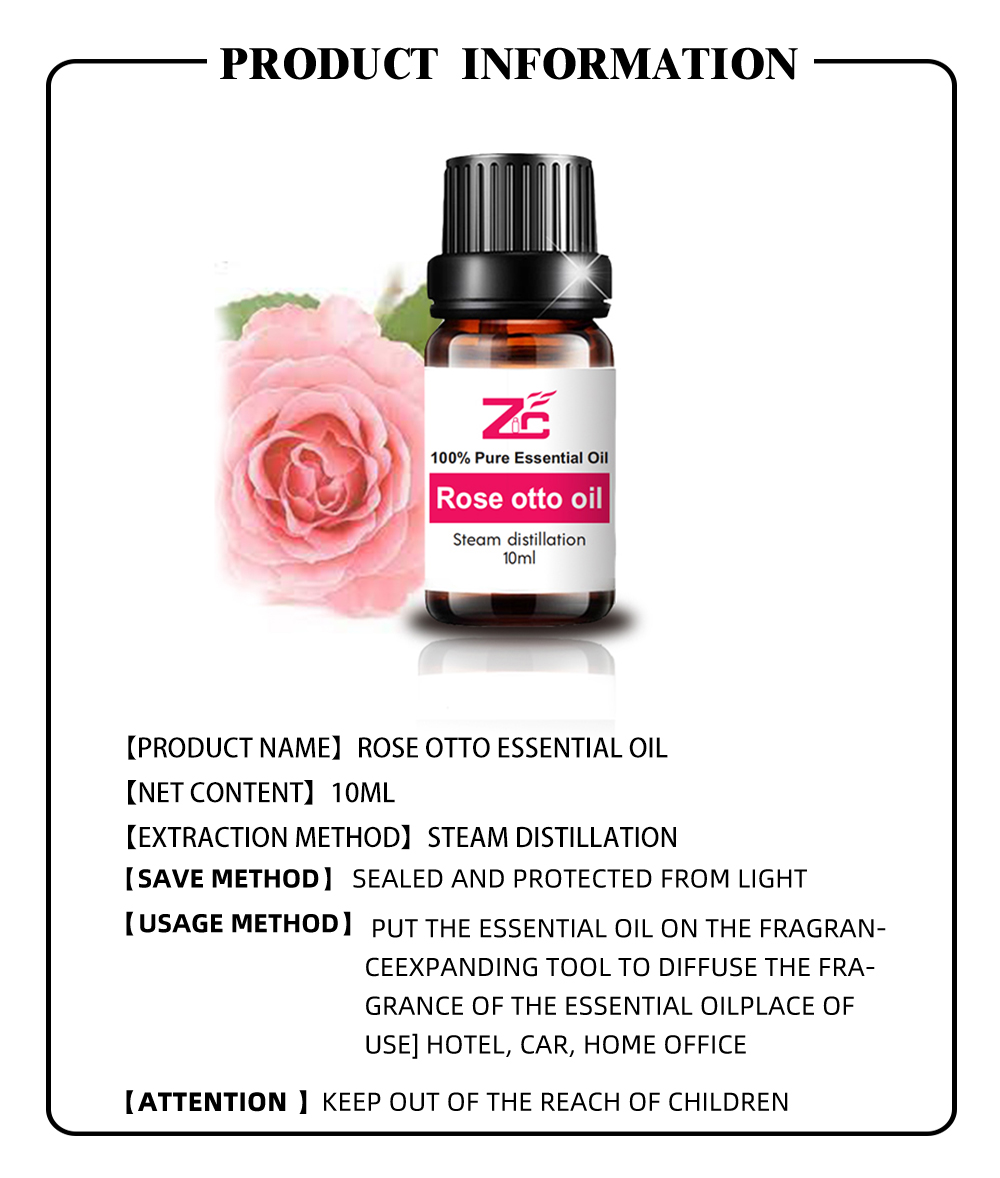 Prevents Anxiety Rose Otto Aromatherapy Essential oil