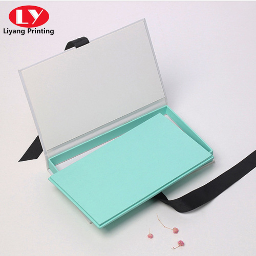 magnetic lid jewelry gift box VIP card packaging