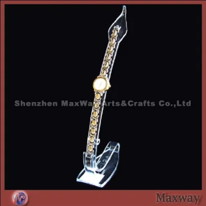 Clear Slim Pretty Acrylic/Perspex Wrist/Tudor Watch Display Holder/Rack