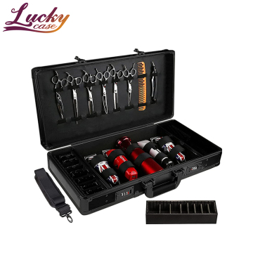 Adjustable Strap Portable Barber Case for Clippers and Tools