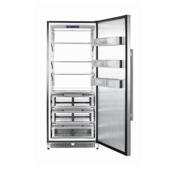 Commercial Upright Refrigerator Freezer Combo 510L - Large Capacity Frost Free Reach-In for Restaurants