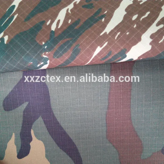 210GSM T/C 65/35 high strength ripstop polyester cotton fabric