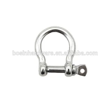 Fashion High Quality Metal Stainless Steel Screw Pin Anchor D Shackles
