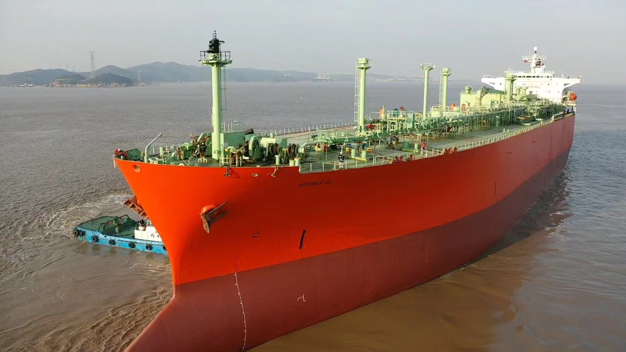Zhoushan Huafeng Company sekali lagi menyelesaikan pembaikan kapal LPG sejuk Zhoushan Huafeng Company Once Again Completed The Cold Lpg Ship Repair