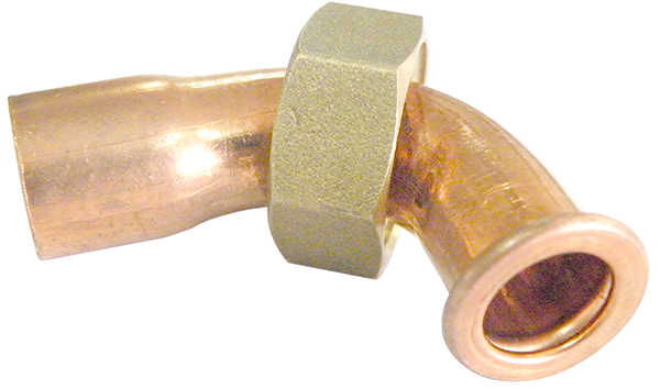 Copper Solder Ring Bent Tap Connector