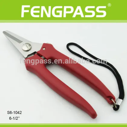 Red Handle garden snips S6-1042