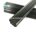 Flexible pultruded carbon fiber strip bar for kite