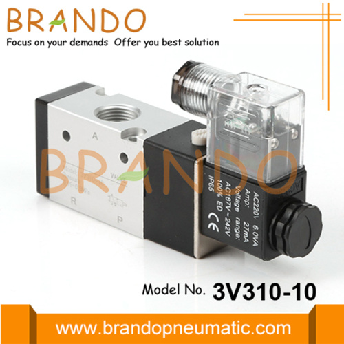 3V310-10-No Airtac Tipo 3 Válvula solenoide neumática