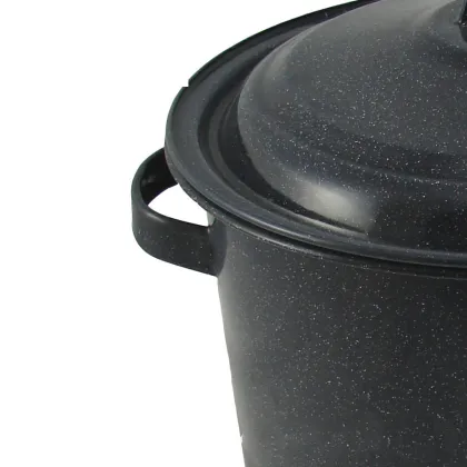 20QT Enamel Stock Pot Non-Stick Grill Barbecue Turkey Pot