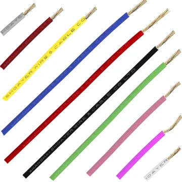 ETFE Electrical Wire 20 Gauge 19/0.20mm O.D.1.5mm Certified for Motorsport