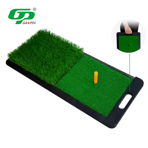 Dual-Turf Golf Mat with Anti-Slip Base